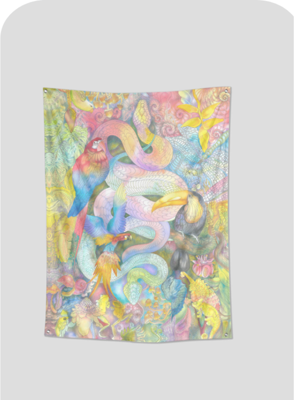 Forest Spirit Tapestry 26x36 inch