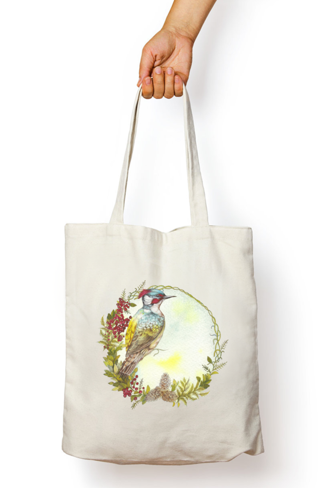 Woodpecker Tote Bag