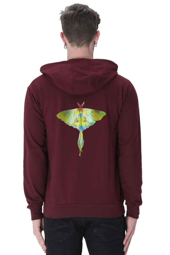 Luna Moth Back Hoodie