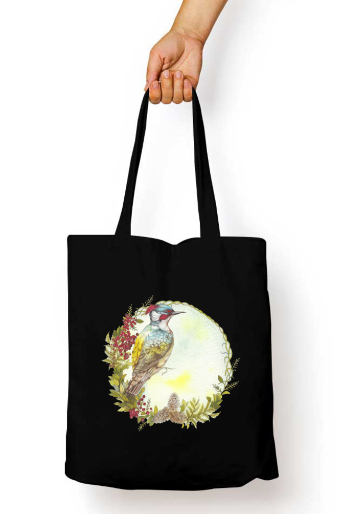 Woodpecker Tote Bag