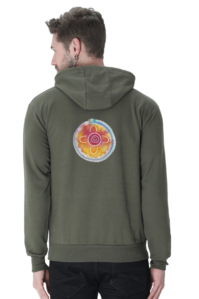 Rainbow Serpent Back Hoodie