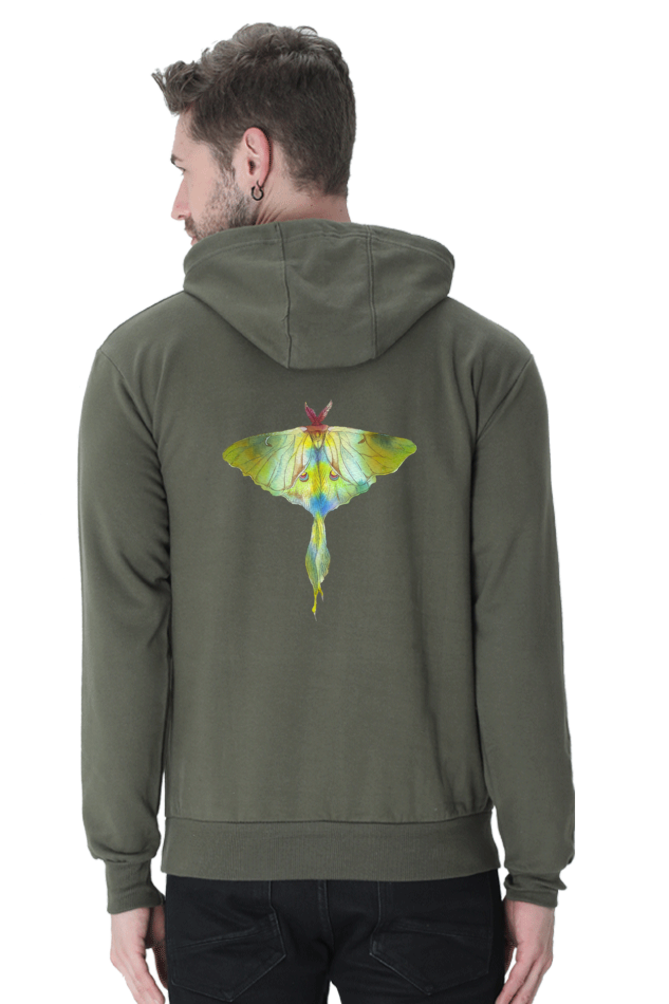 Luna Moth Back Hoodie