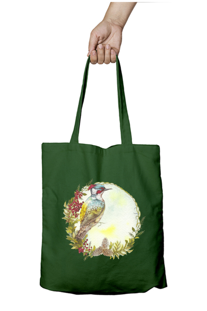 Woodpecker Tote Bag