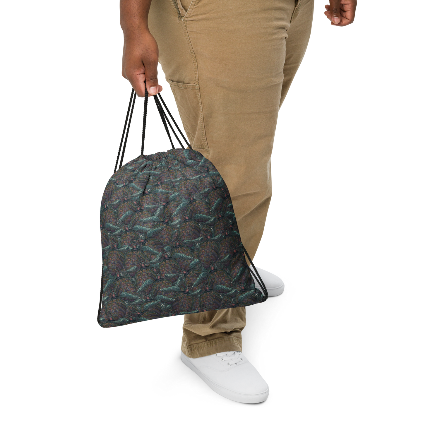 Turtles Drawstring Bag