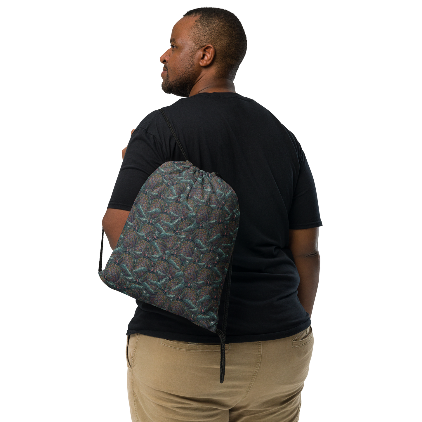 Turtles Drawstring Bag