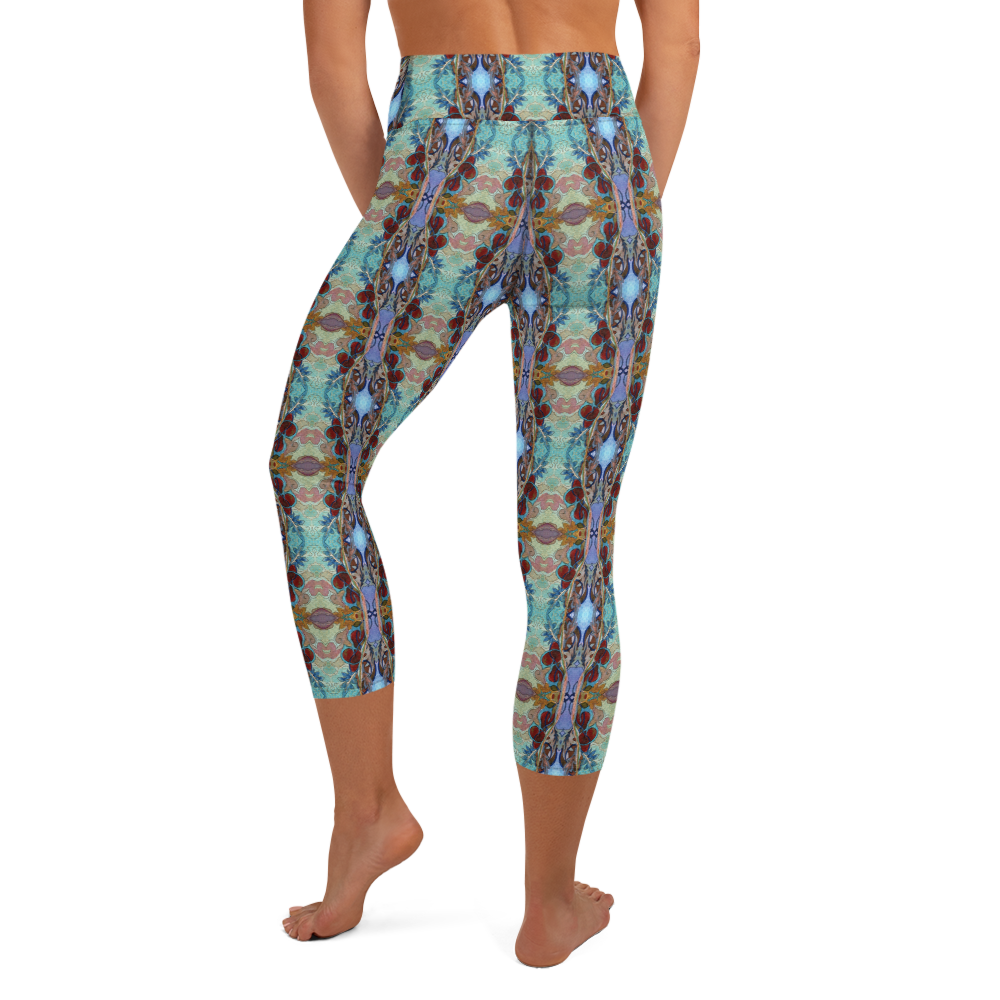 Flowsaic High Waist Capri Leggings