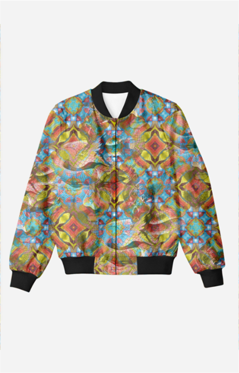Shamans on Fire Bomber Jacket