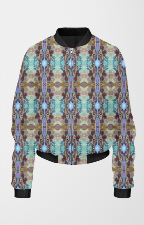 Flowsaic Women's Bomber Jacket