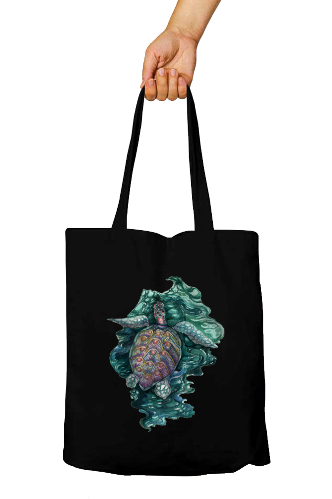 "Honu" Turtle Tote Bag with Zipper