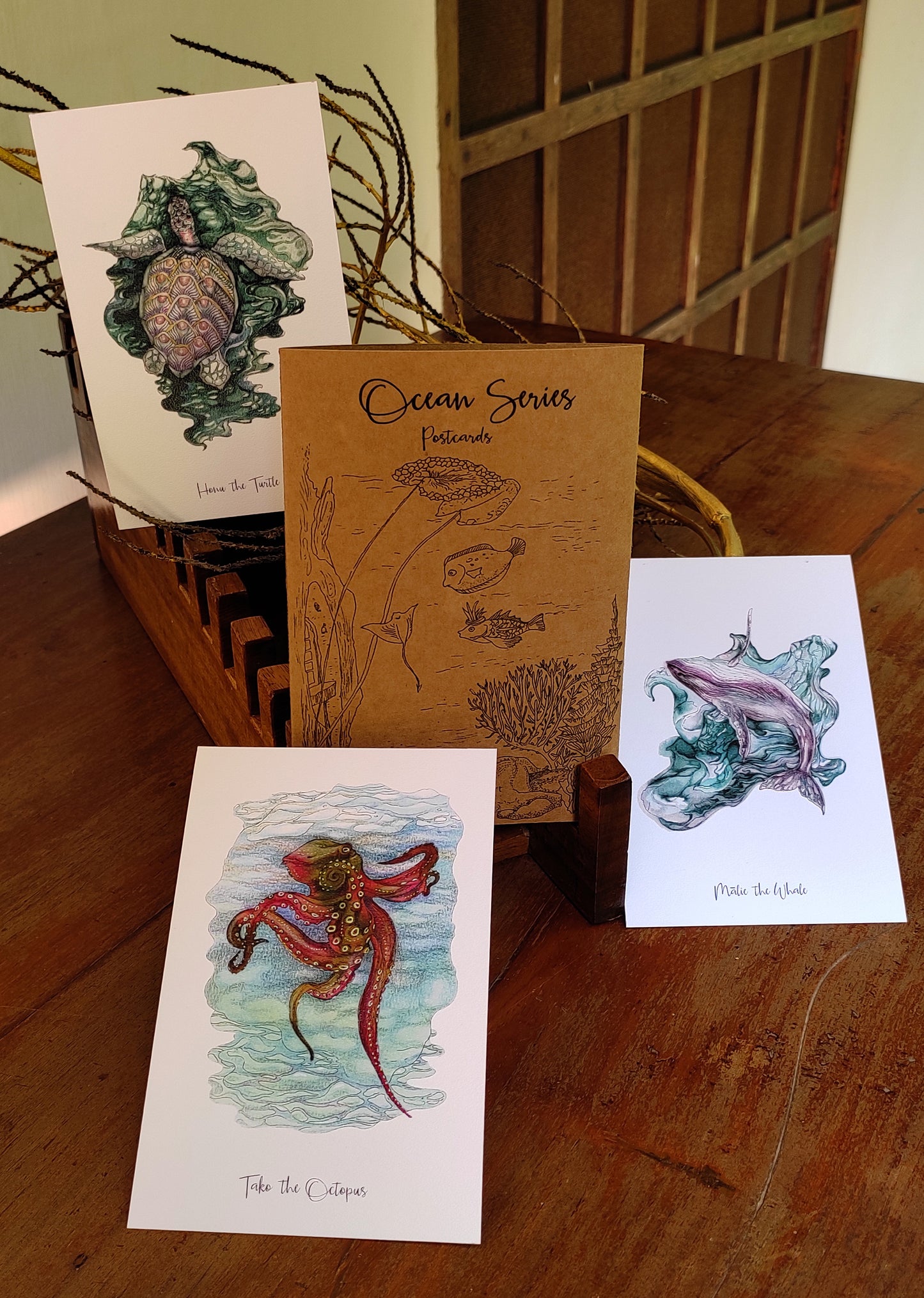 Ocean Series Postcards Set of 3