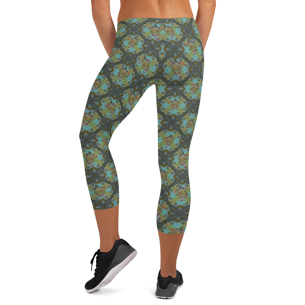 Olive Greens Capri Leggings