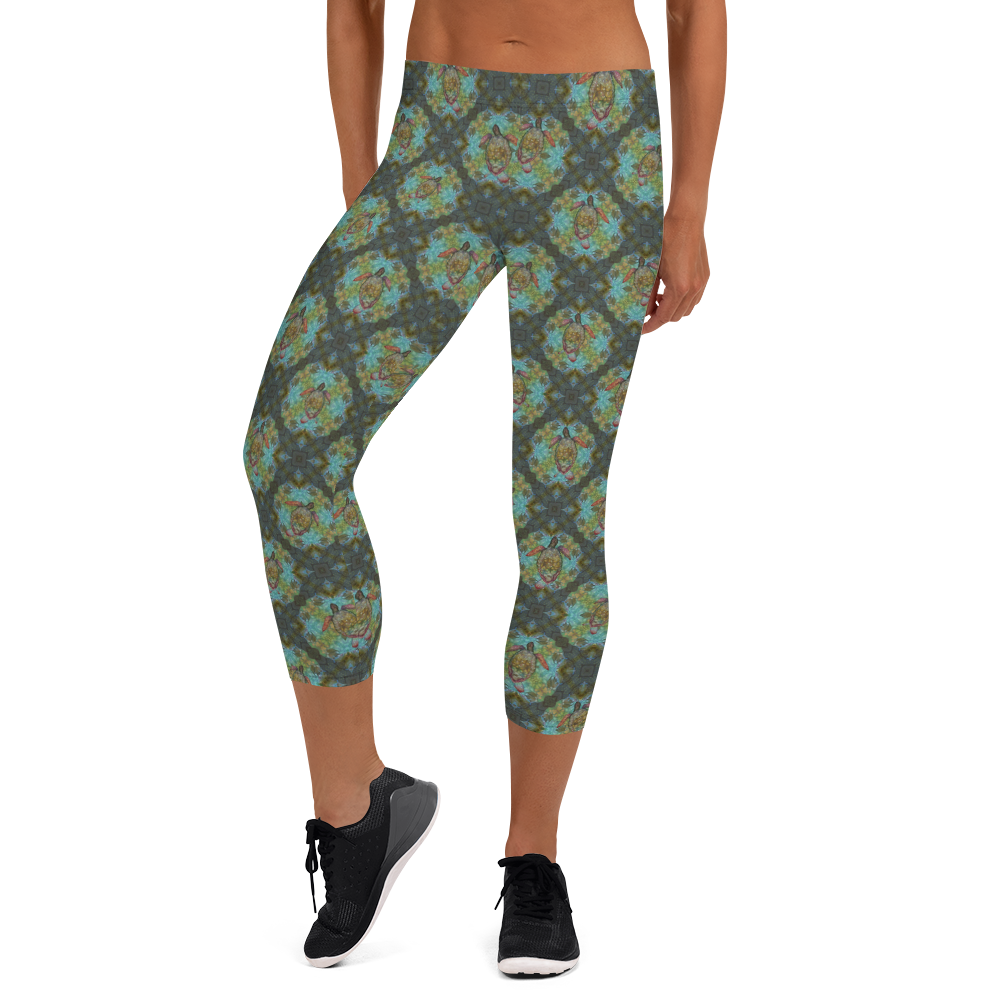 Olive Greens Capri Leggings
