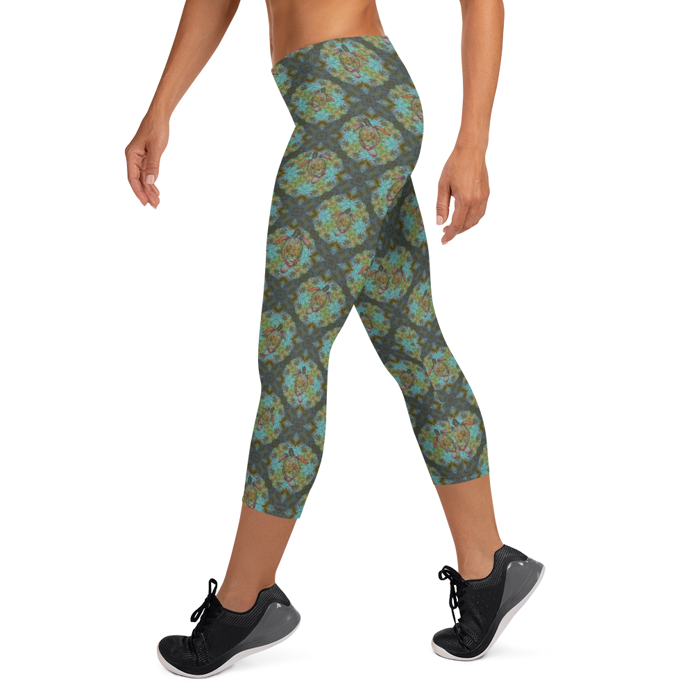 Olive Greens Capri Leggings