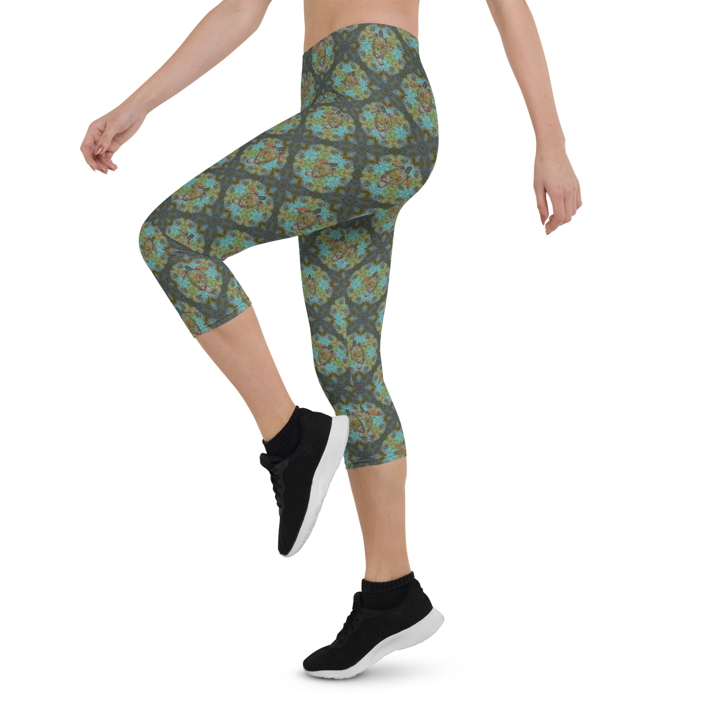 Olive Greens Capri Leggings
