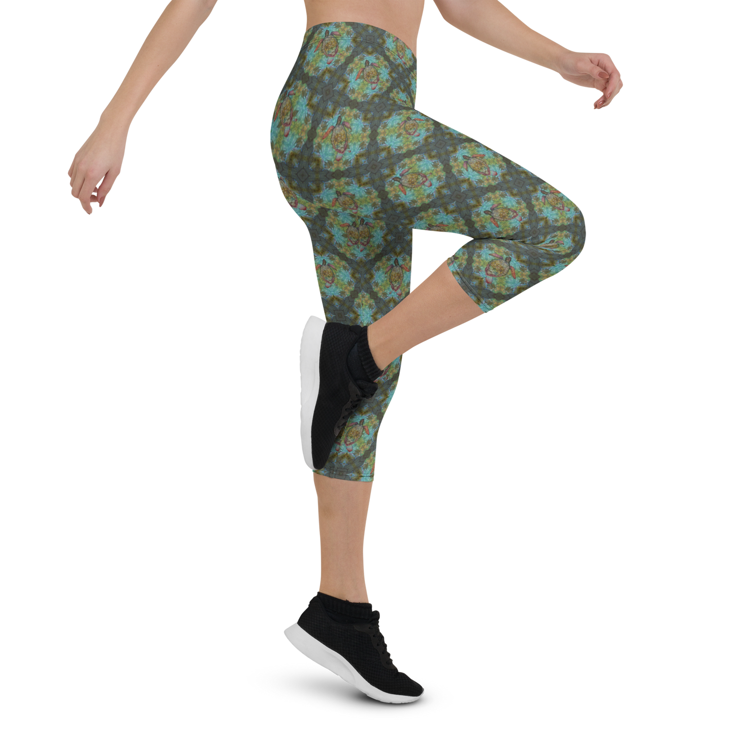 Olive Greens Capri Leggings