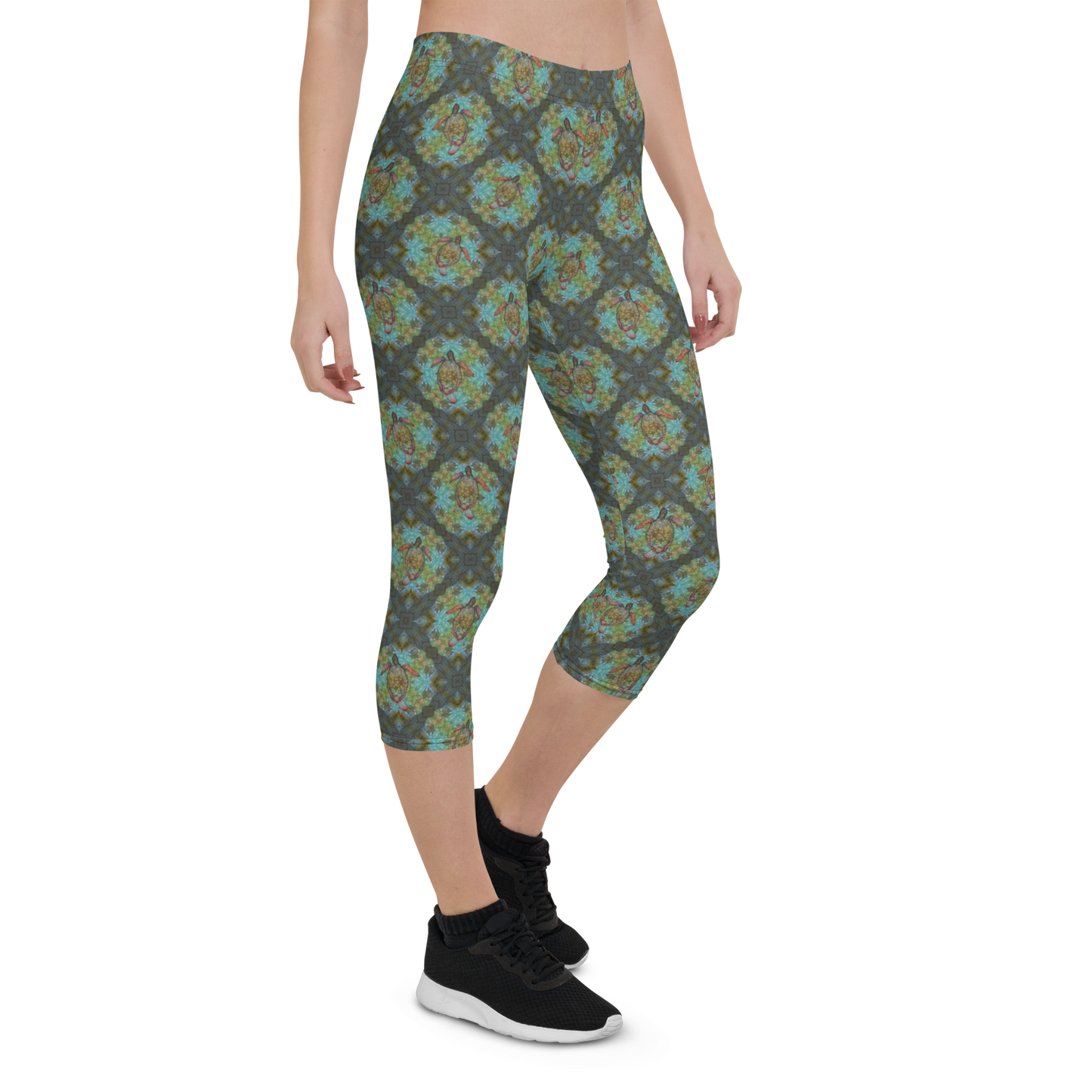 Olive Greens Capri Leggings