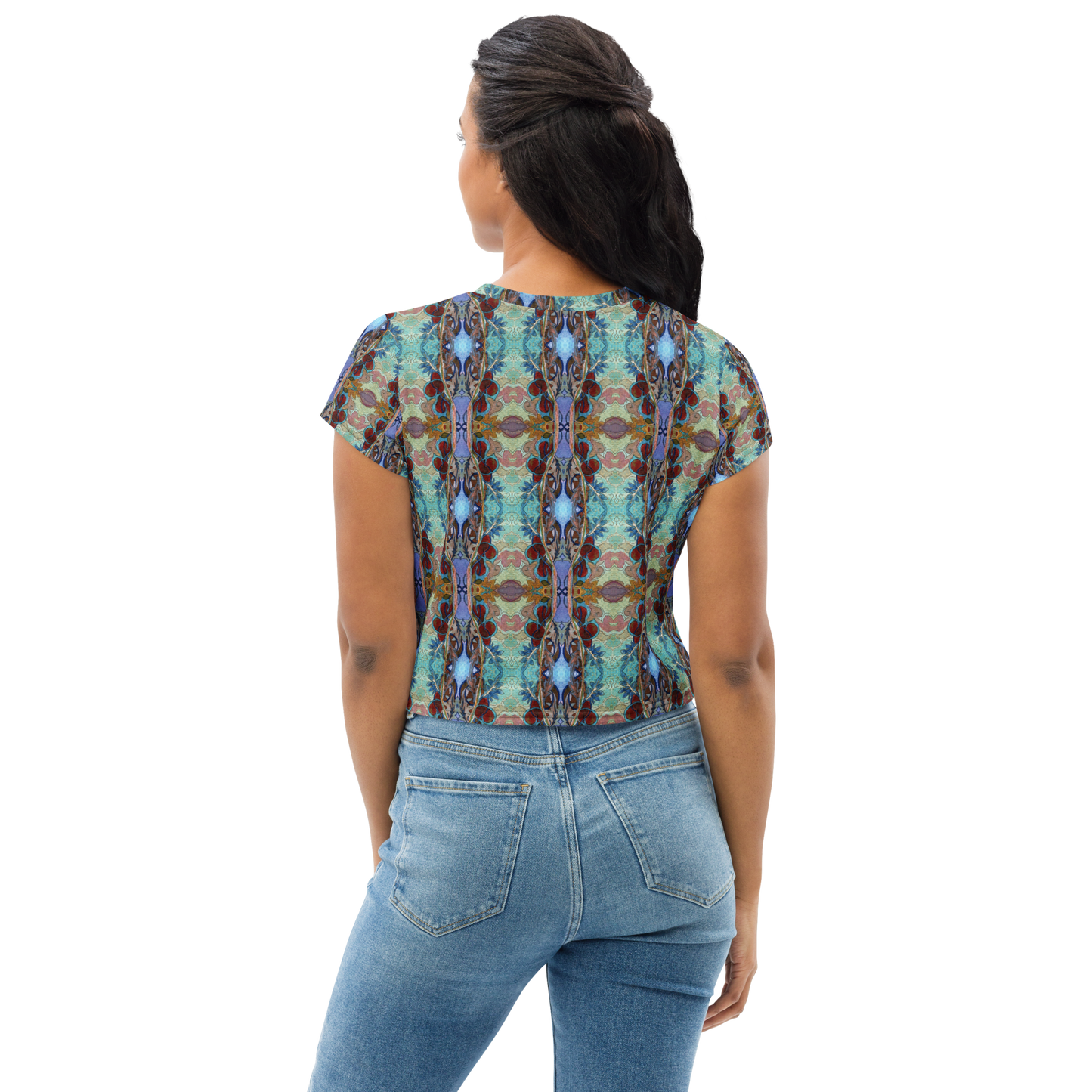 Flowsaic Crop Top