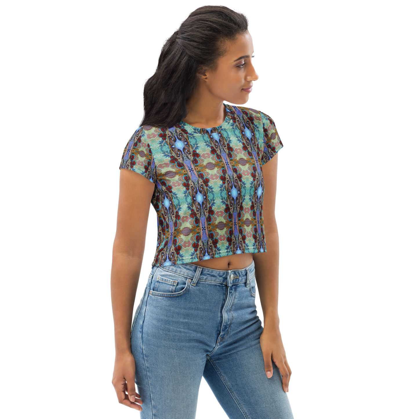 Flowsaic Crop Top