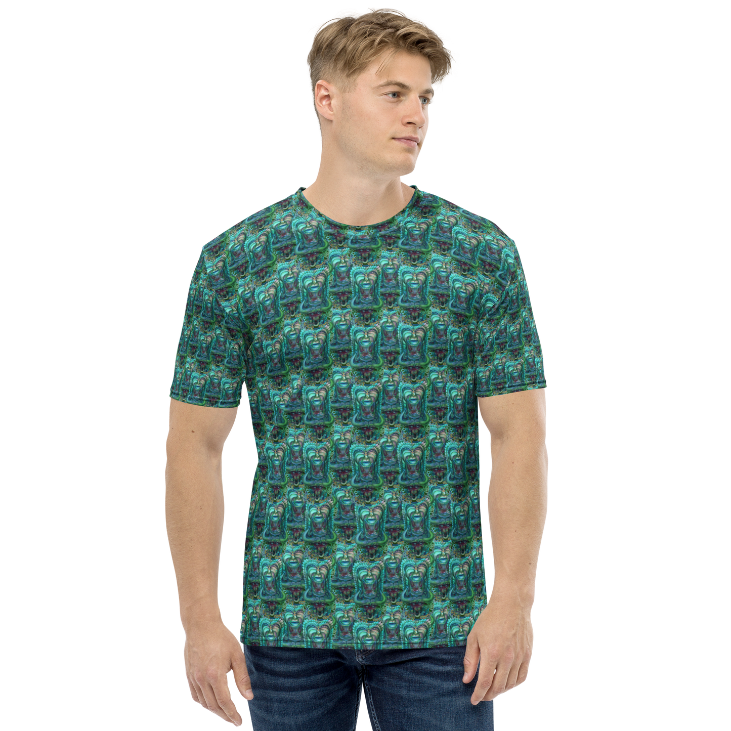 Cyan Cryptiki T-shirt