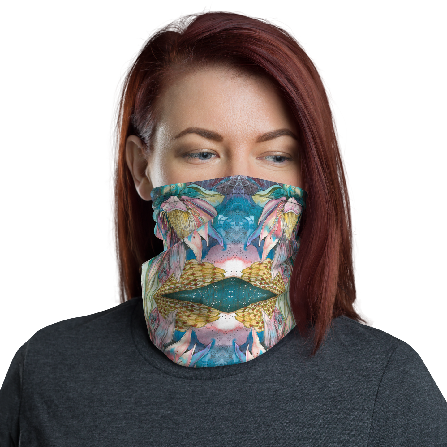 Floral Blues Bandana