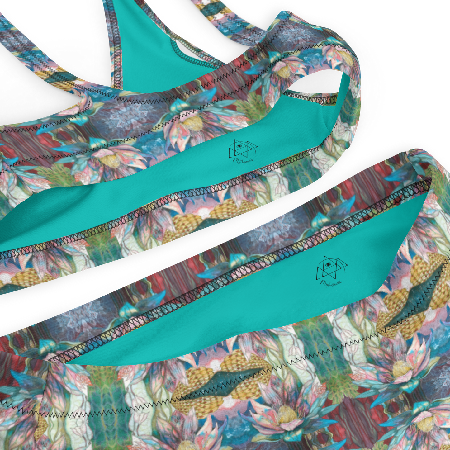 Floral Blues Bikini