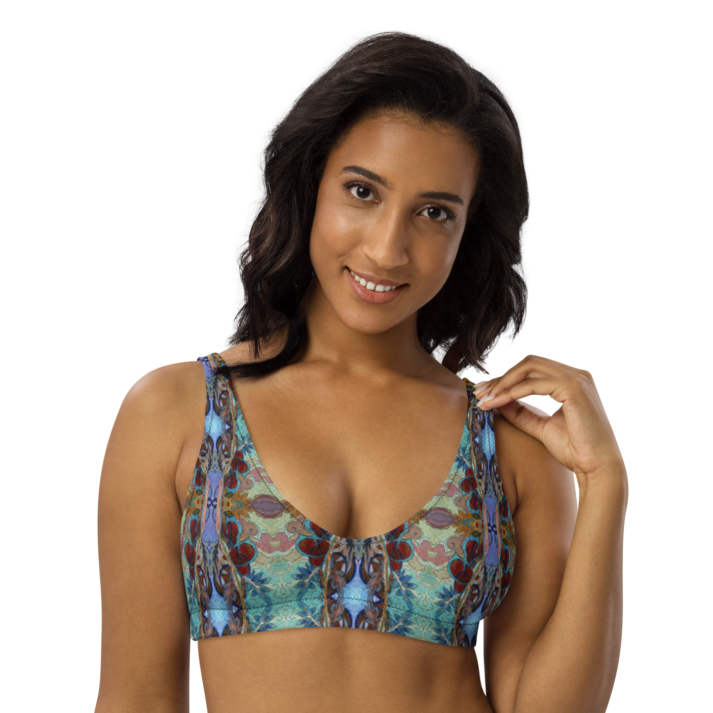 Flowsaic bikini top