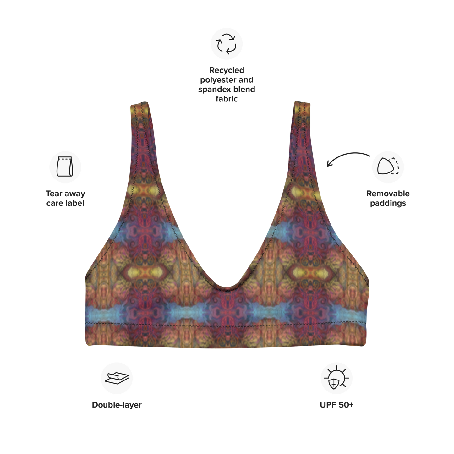 Velvet Bugs Bikini Top