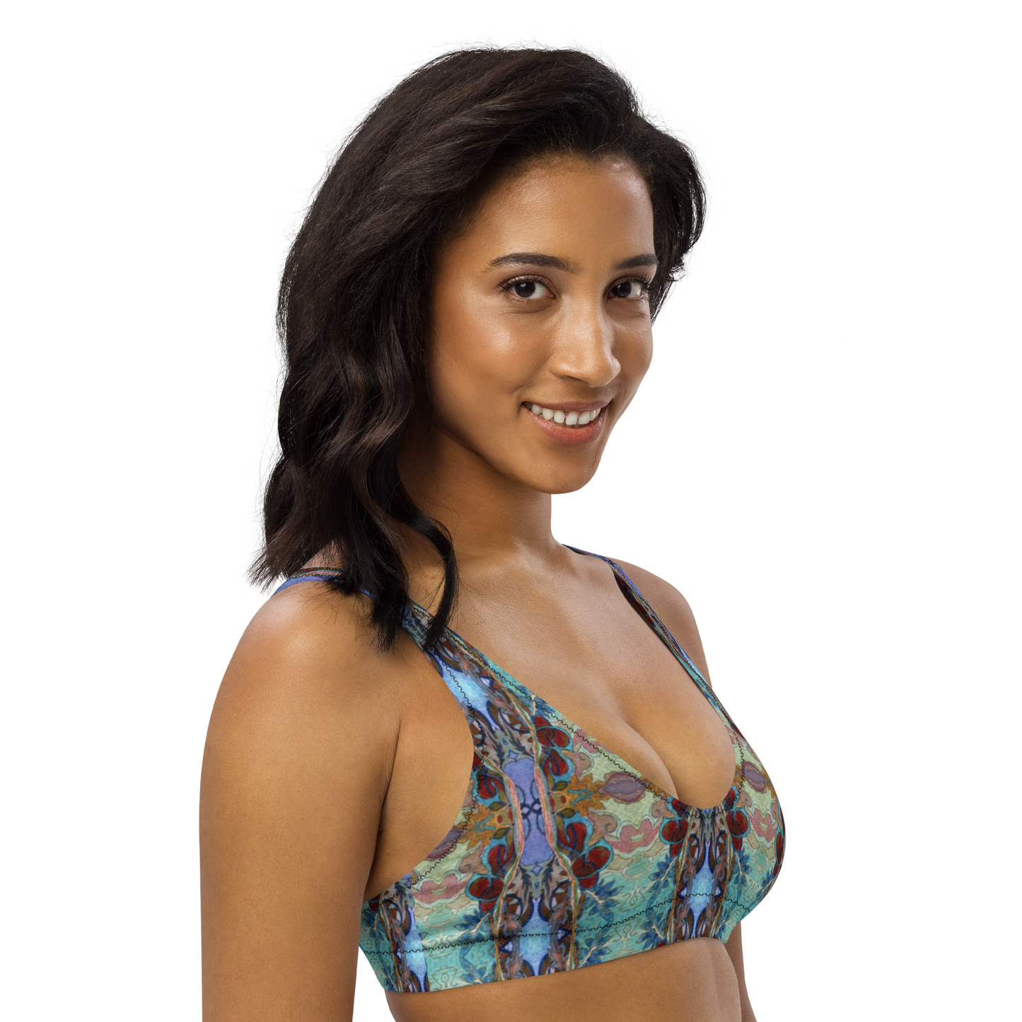 Flowsaic bikini top