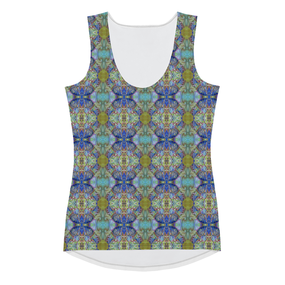 Spiral Blues Tank Top