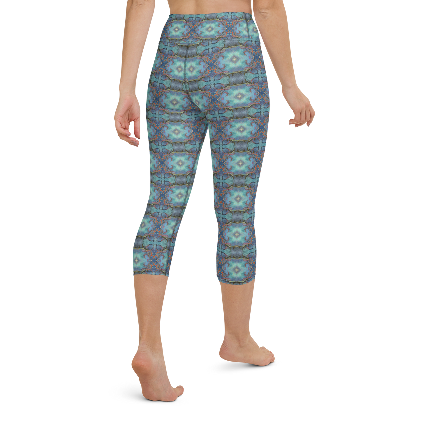 Crystalessence High Waist Capri Leggings