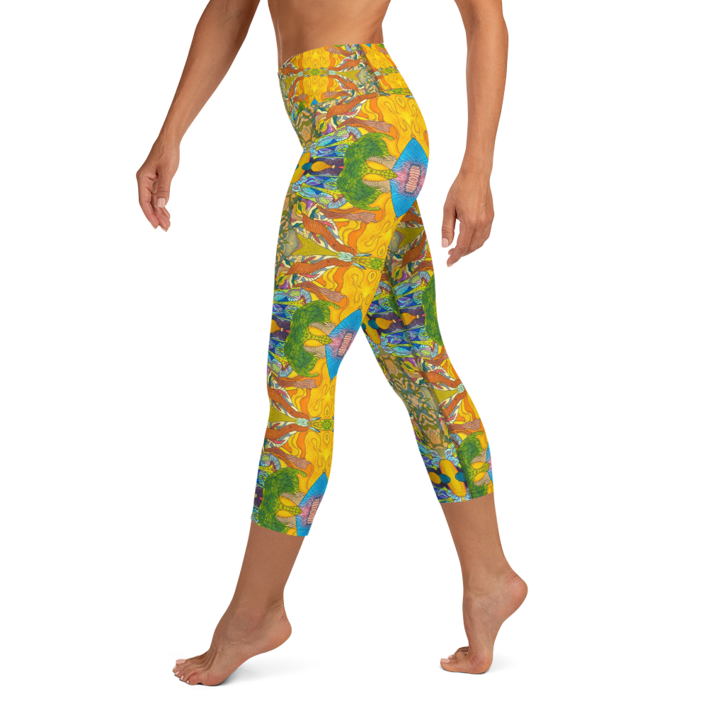 Fruits of Passion High Waist Capri Leggings