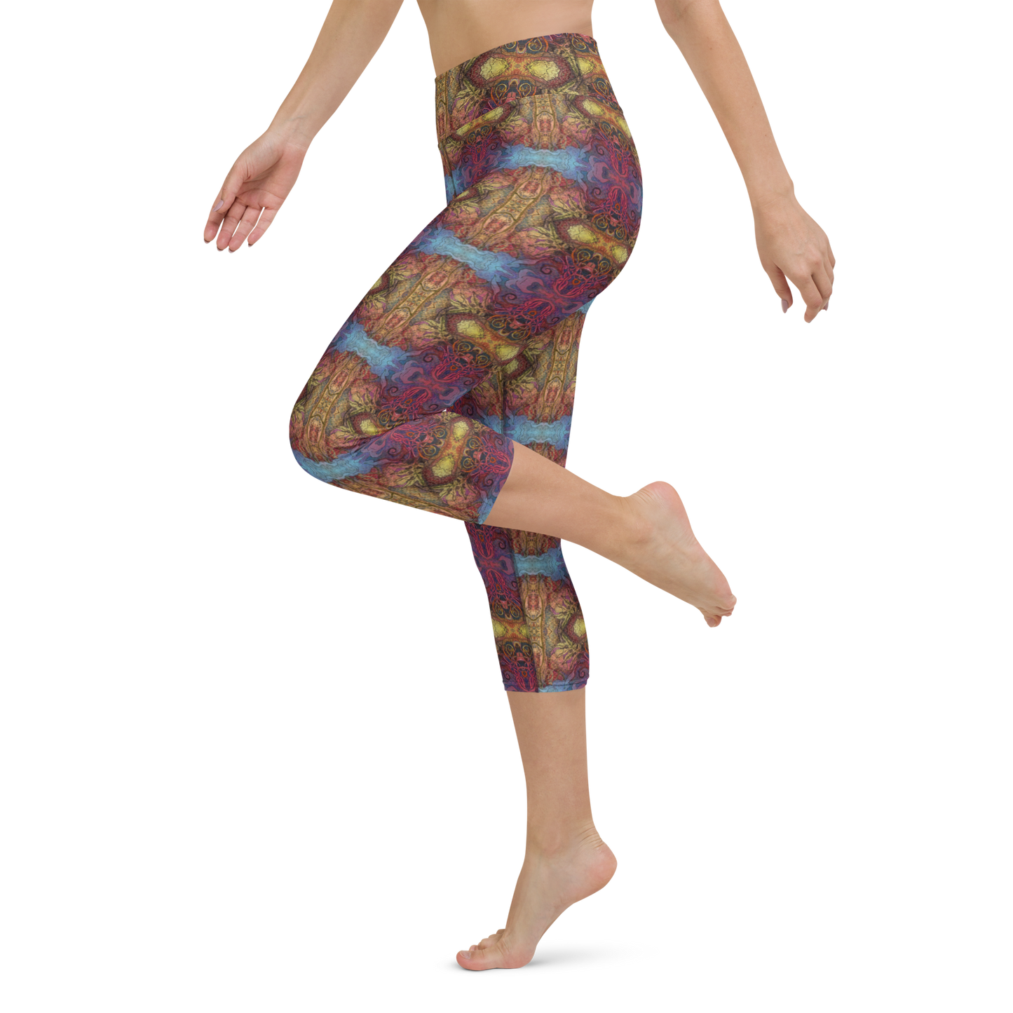 Velvet Bugs High Waist Capri Leggings