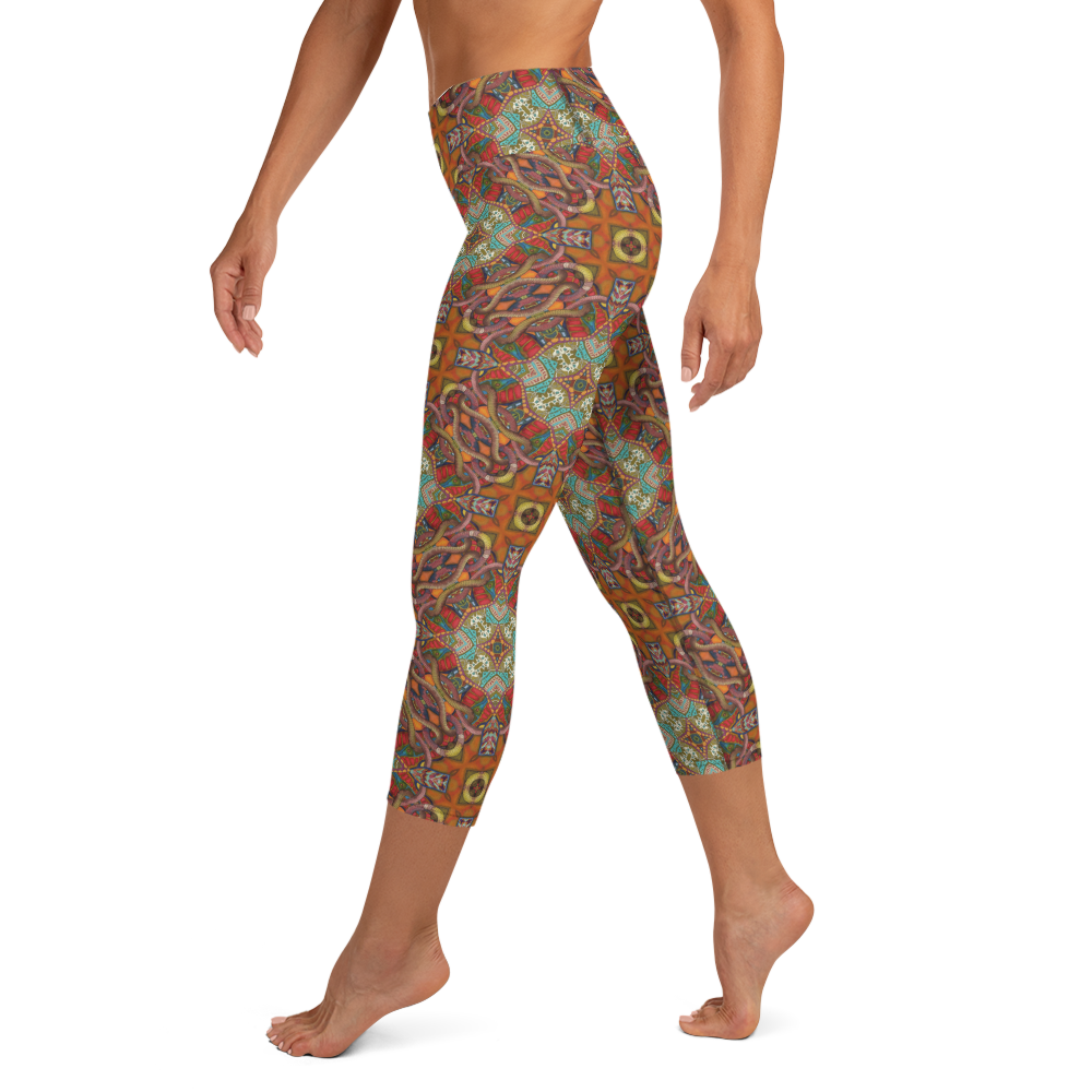 Stars of Infinity High Waist Capri Leggings