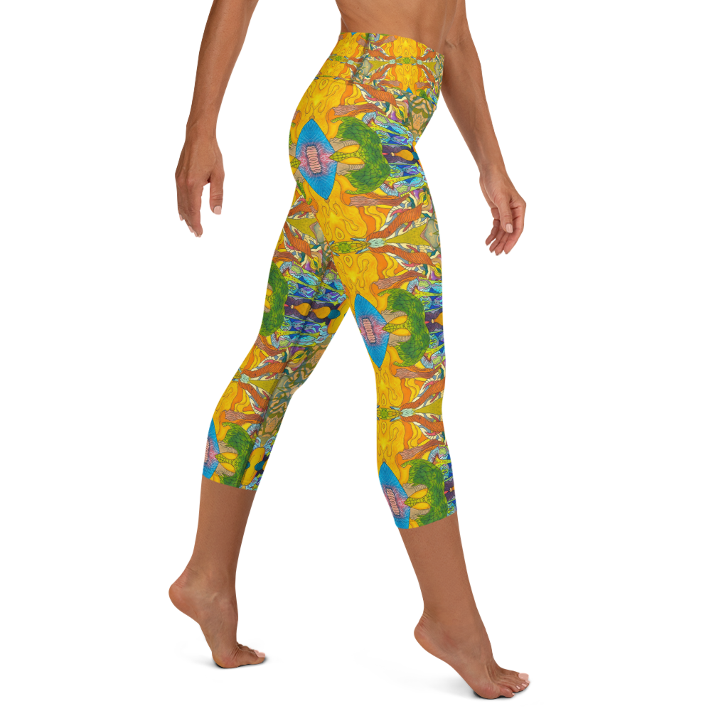 Fruits of Passion High Waist Capri Leggings