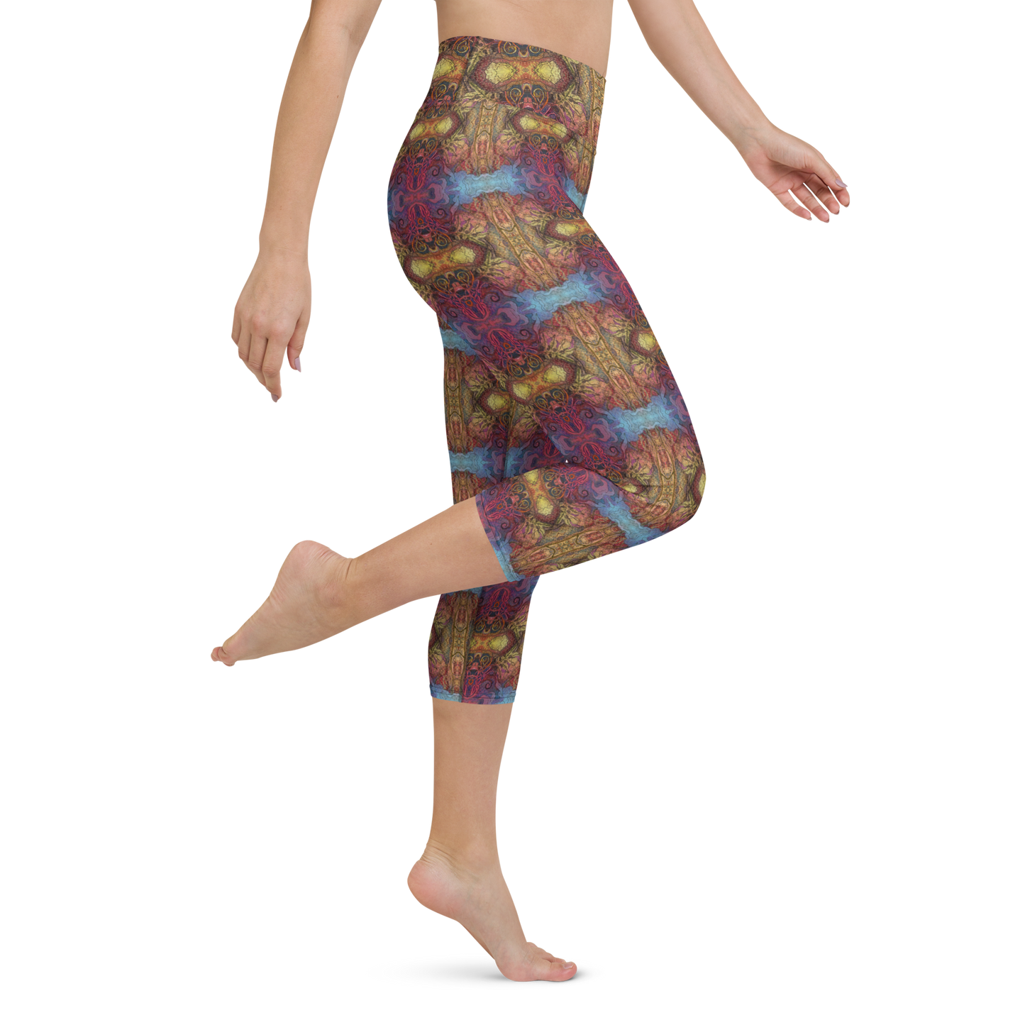 Velvet Bugs High Waist Capri Leggings