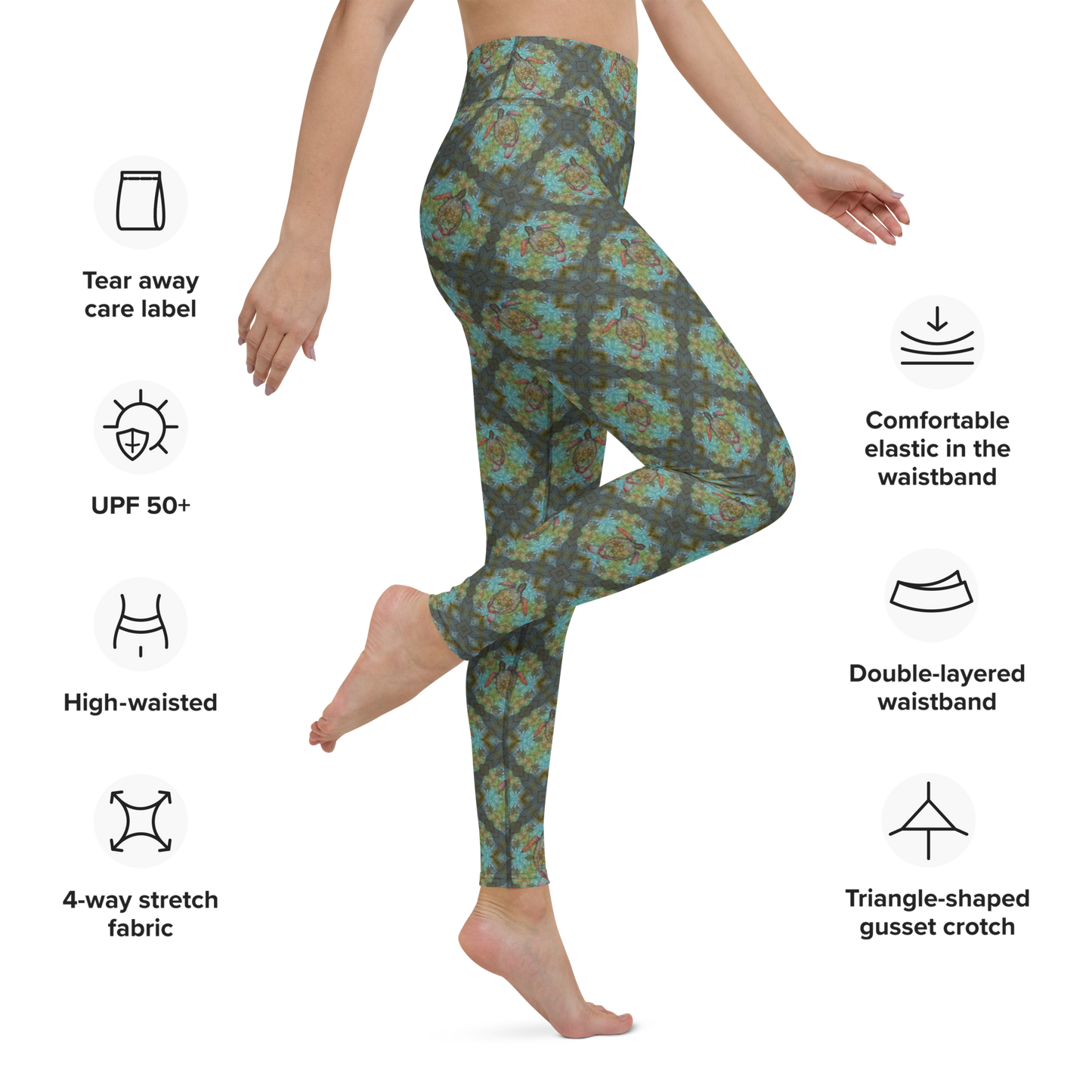 Olive Greens High Waist Leggings