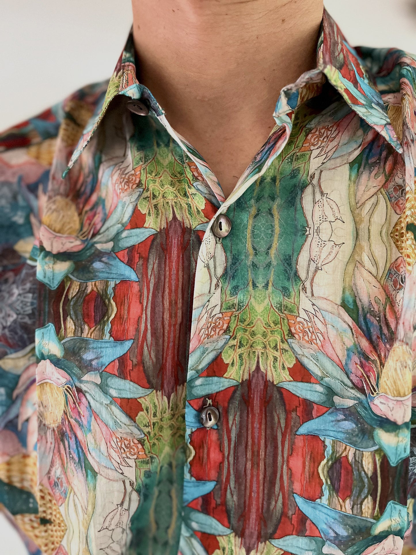 Floral Blues Shirt