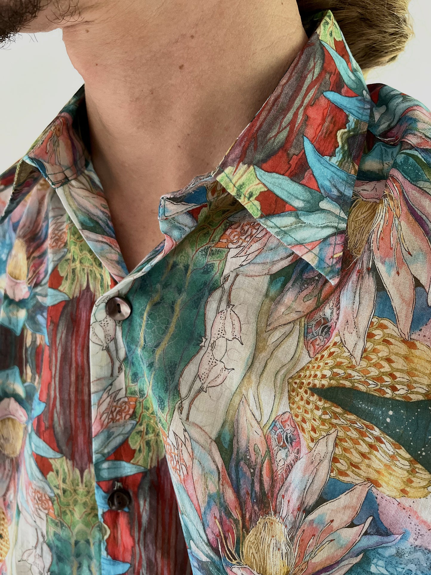 Floral Blues Shirt