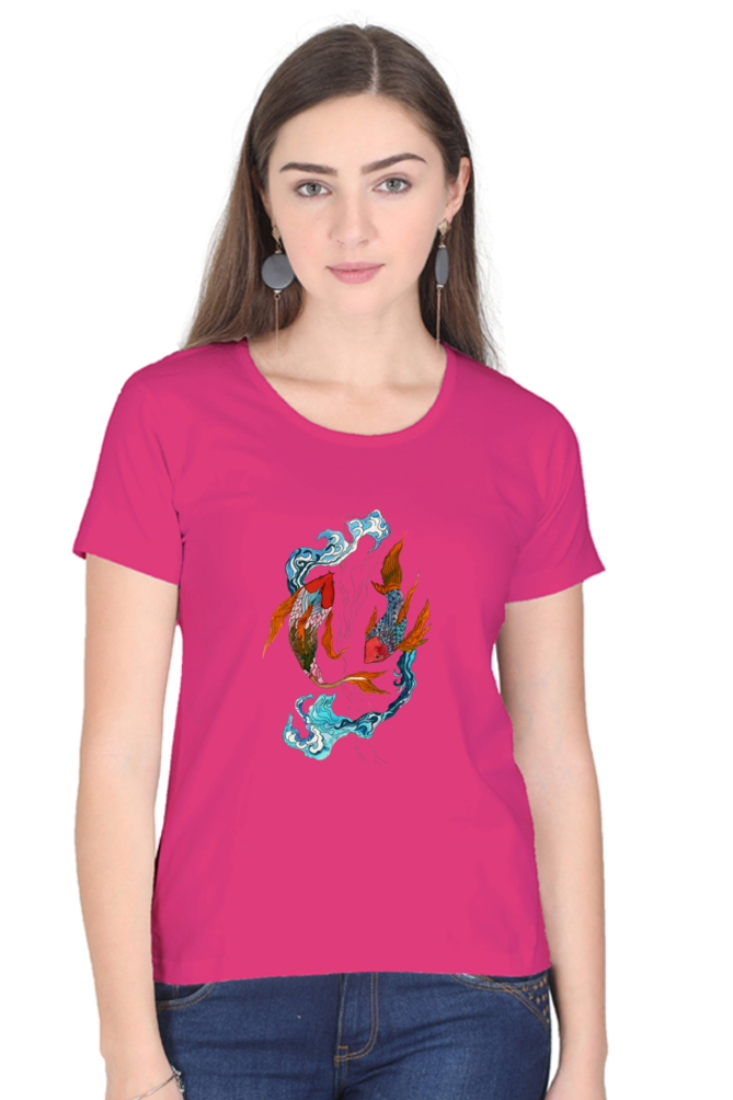 Koi Fish Yin Yang Women's T-shirt