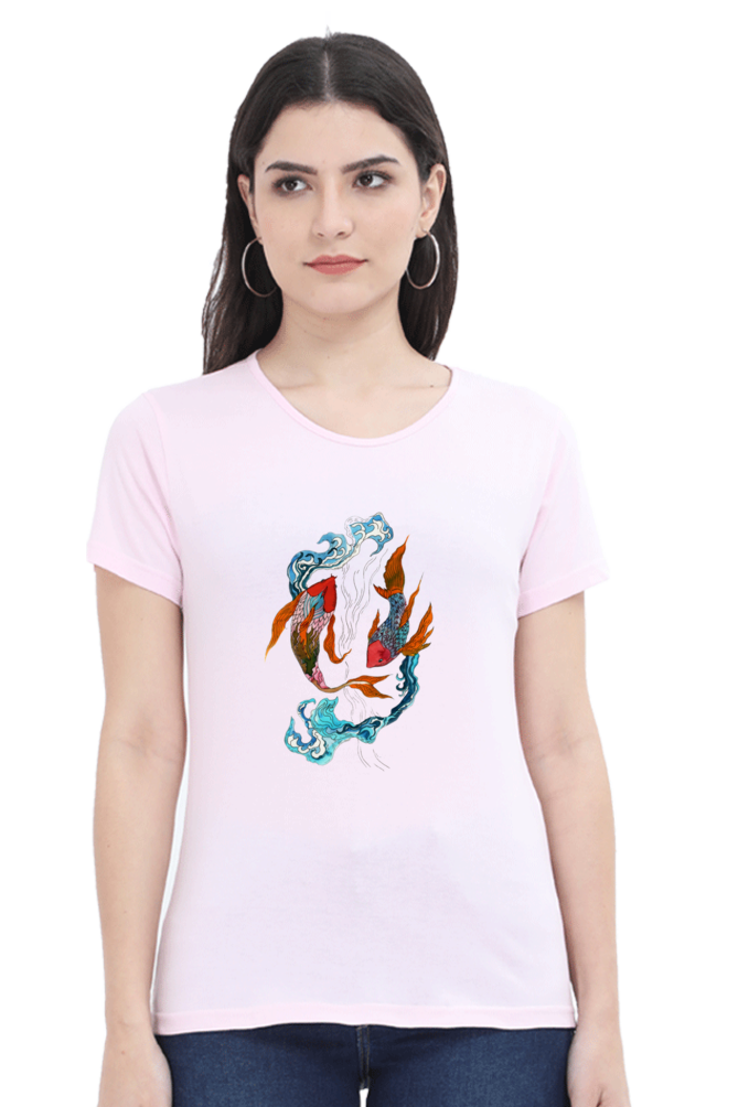 Koi Fish Yin Yang Women's T-shirt