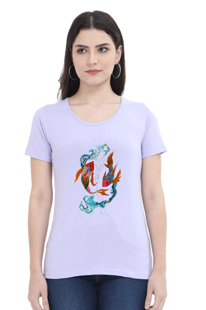 Koi Fish Yin Yang Women's T-shirt