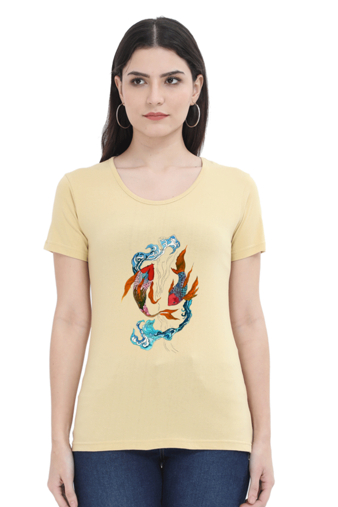 Koi Fish Yin Yang Women's T-shirt