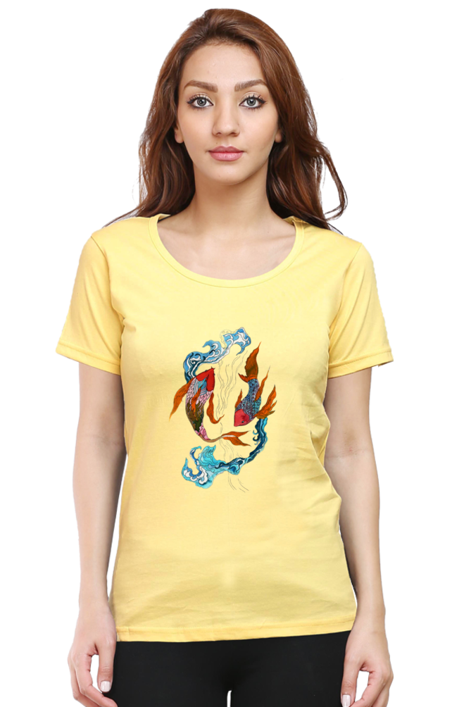 Koi Fish Yin Yang Women's T-shirt