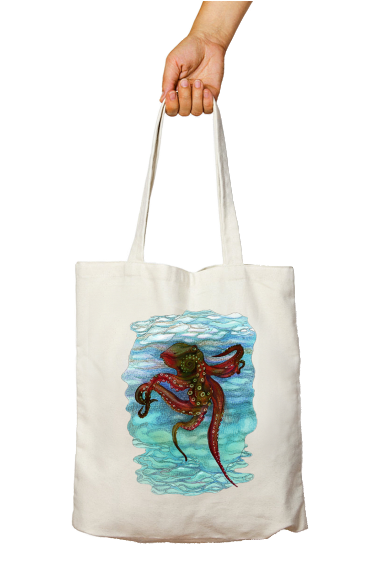 Octopus Tote Bag without Zipper