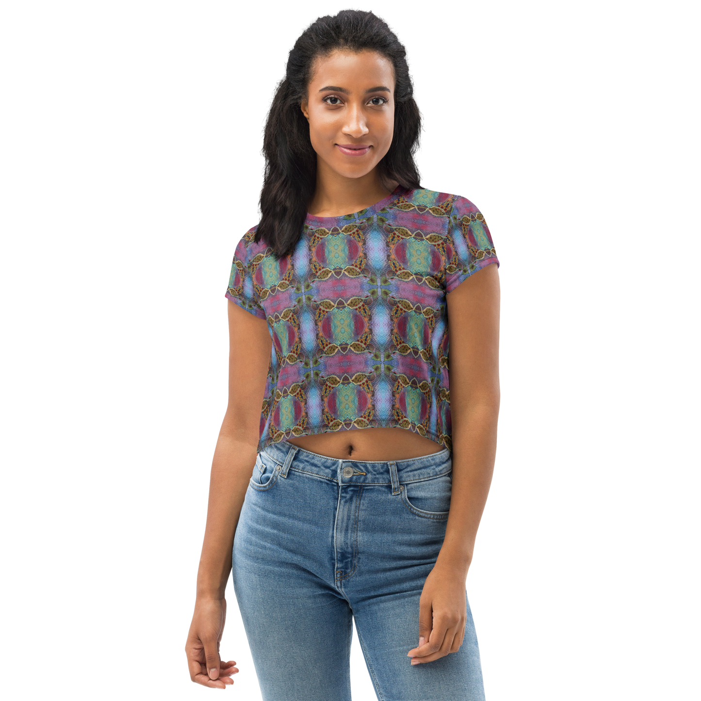 Purple Portal Crop Top