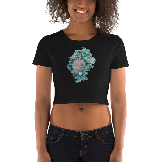 "Honu" Turtle Crop Top