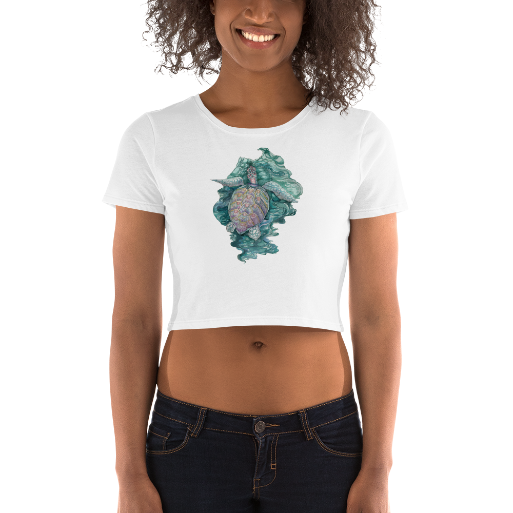 "Honu" Turtle Crop Top